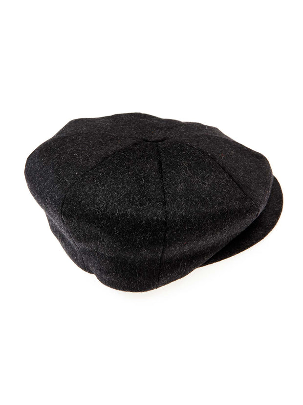 anthracite flannel Irish cap