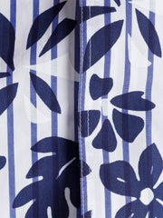 chemise deauville à manches courtes en coton imprimé fleurs