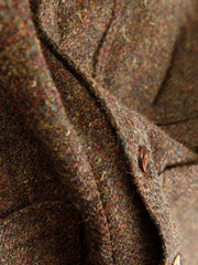 gilet à poches plaquées Scottish Peat