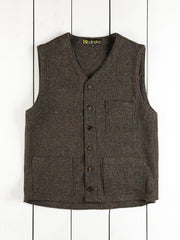 gilet à poches plaquées Scottish Peat