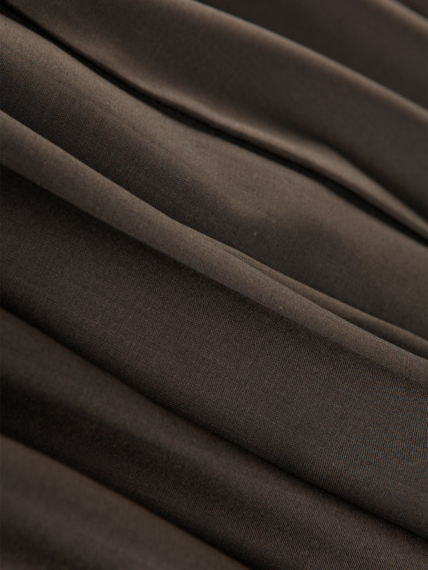 pantalon hakama en serge de laine noire