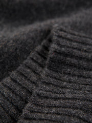 charcoal crew-neck 100% cashmere harley jumper