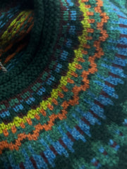 forest éribé fairisle pullover in merino wool