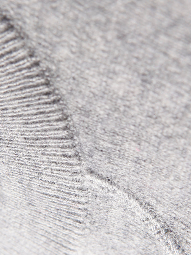 grey 100% cashmere Alan Paine sweatshirt