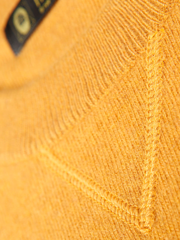 saffron 100% cashmere Alan Paine sweatshirt 