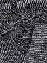 pantalon jules en velours extensible à chevrons gris